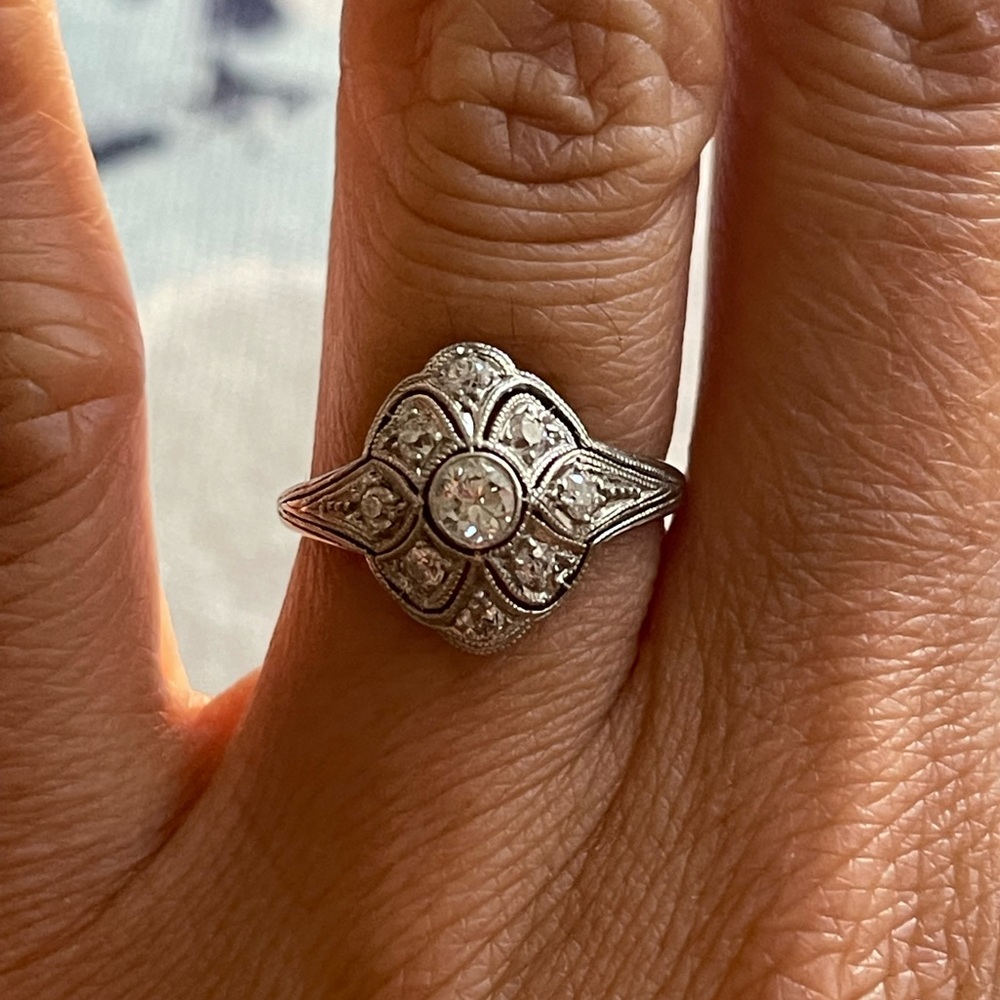 OOAK Platinum & Diamond ring